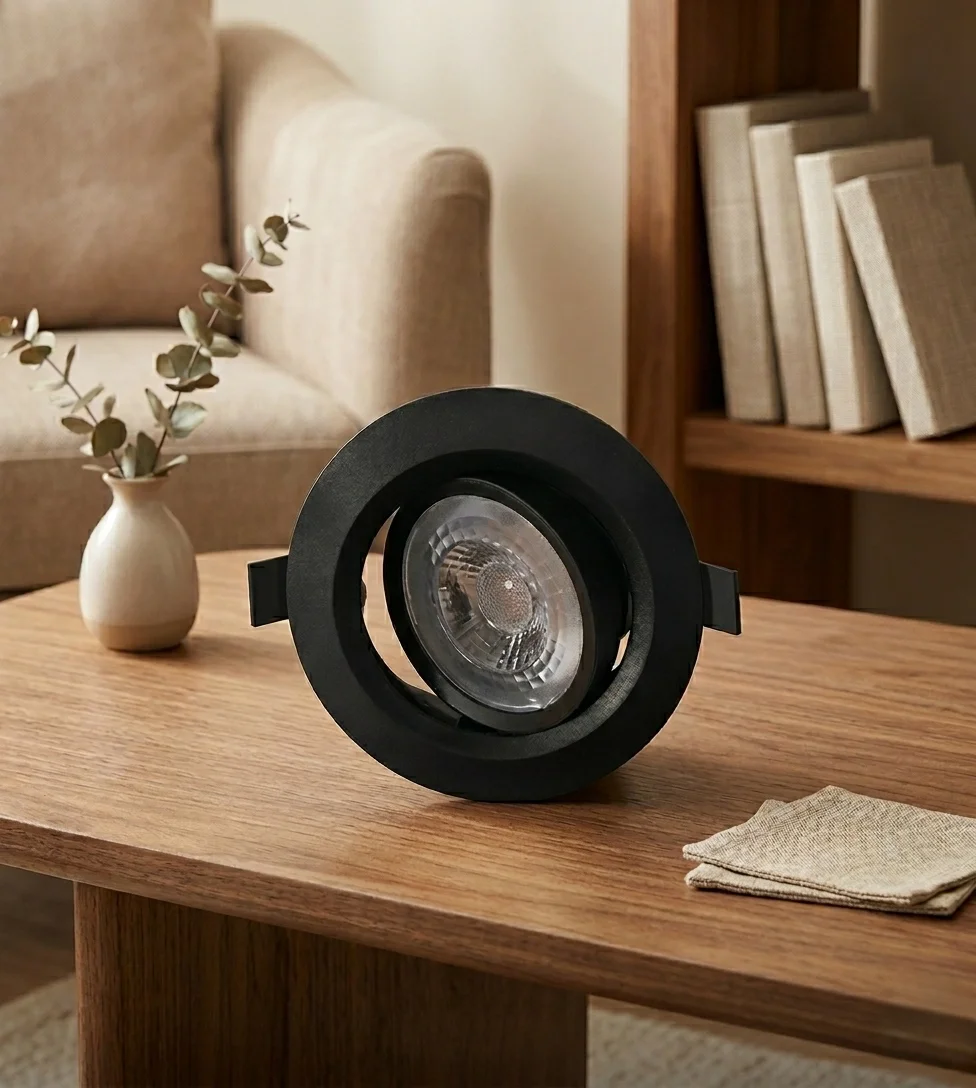 1 Adet CATA CT 5200 Lal Siyah Kasa 7W Sıva Altı Led Spot Gün Işığı 3200K