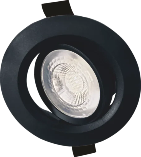 1 Adet CATA CT 5200 Lal Siyah Kasa 7W Sıva Altı Led Spot Gün Işığı 3200K