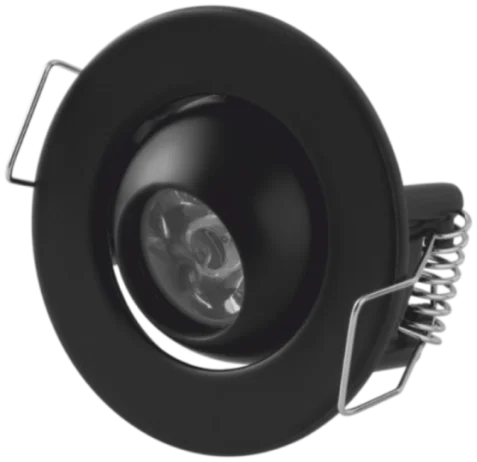 1 Adet CATA CT 5268 Ufo Yıldız 1.5W Sıva Altı Led Spot Siyah Kasa Gün Işığı 3200K