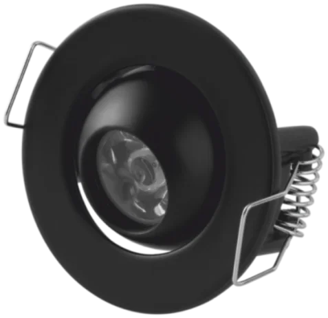 1 Adet CATA CT 5268 Ufo Yıldız 1.5W Sıva Altı Led Spot Siyah Kasa Gün Işığı 3200K