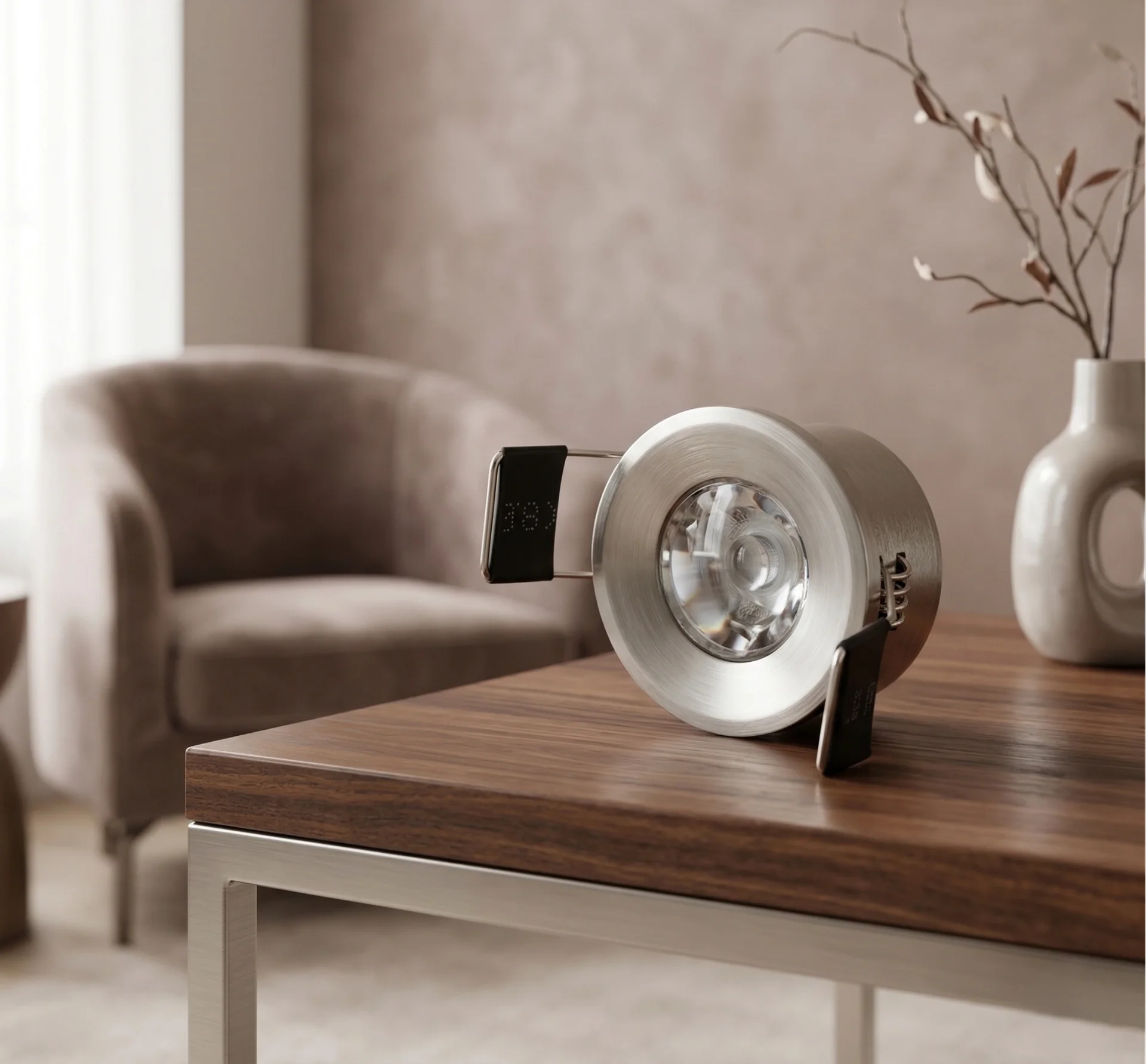 1 Adet CATA CT 5270 Yıldız 1.5W Sıva Altı Led Spot Satin Kasa Gün Işığı 3200K