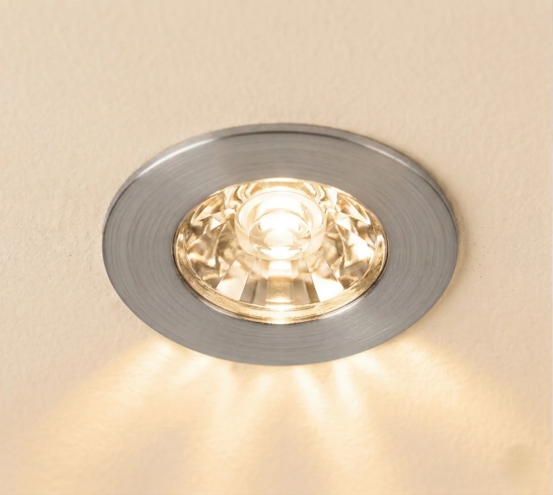 1 Adet CATA CT 5270 Yıldız 1.5W Sıva Altı Led Spot Satin Kasa Gün Işığı 3200K