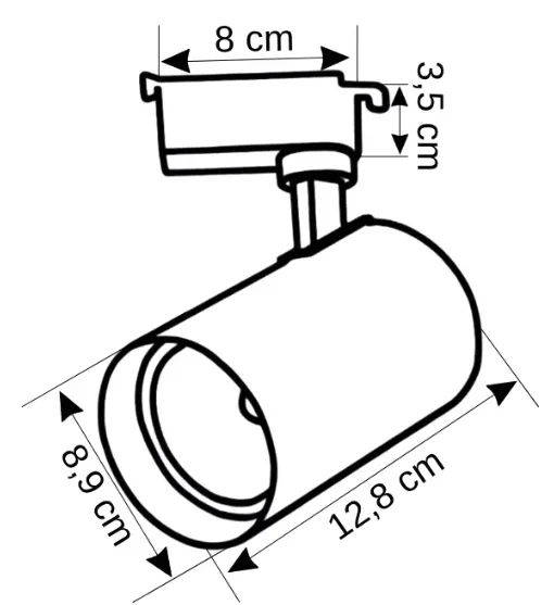 1 Adet CATA CT 5334 Babil Ledli Ray Spot 30W 3200K Gün Işığı 1 Adet CATA CT 5334 Babil Ledli Ray Spot 30W 3200K Gün Işığı
