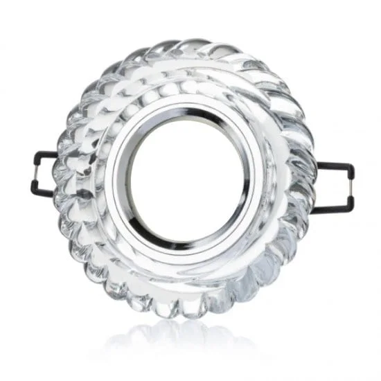 1 Adet CATA CT 6600 Gardenya Led Efektli Dekoratif Cam Spot Kasası GU10 Duy 3200K Gün Işığı