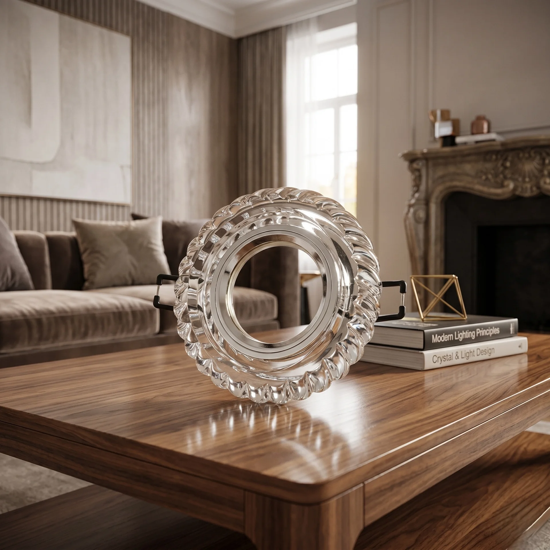 1 Adet CATA CT 6600 Gardenya Led Efektli Dekoratif Cam Spot Kasası GU10 Duy 3200K Gün Işığı
