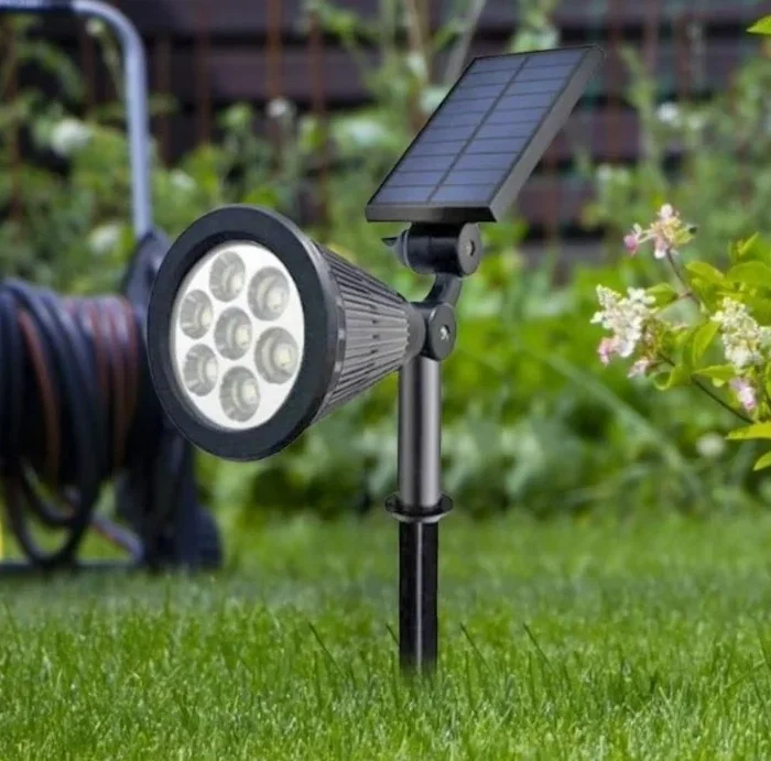1 Adet CATA CT 7310 Zena Solar Güneş Enerjili Kazıklı Bahçe Armatürü 7W Amber Renk