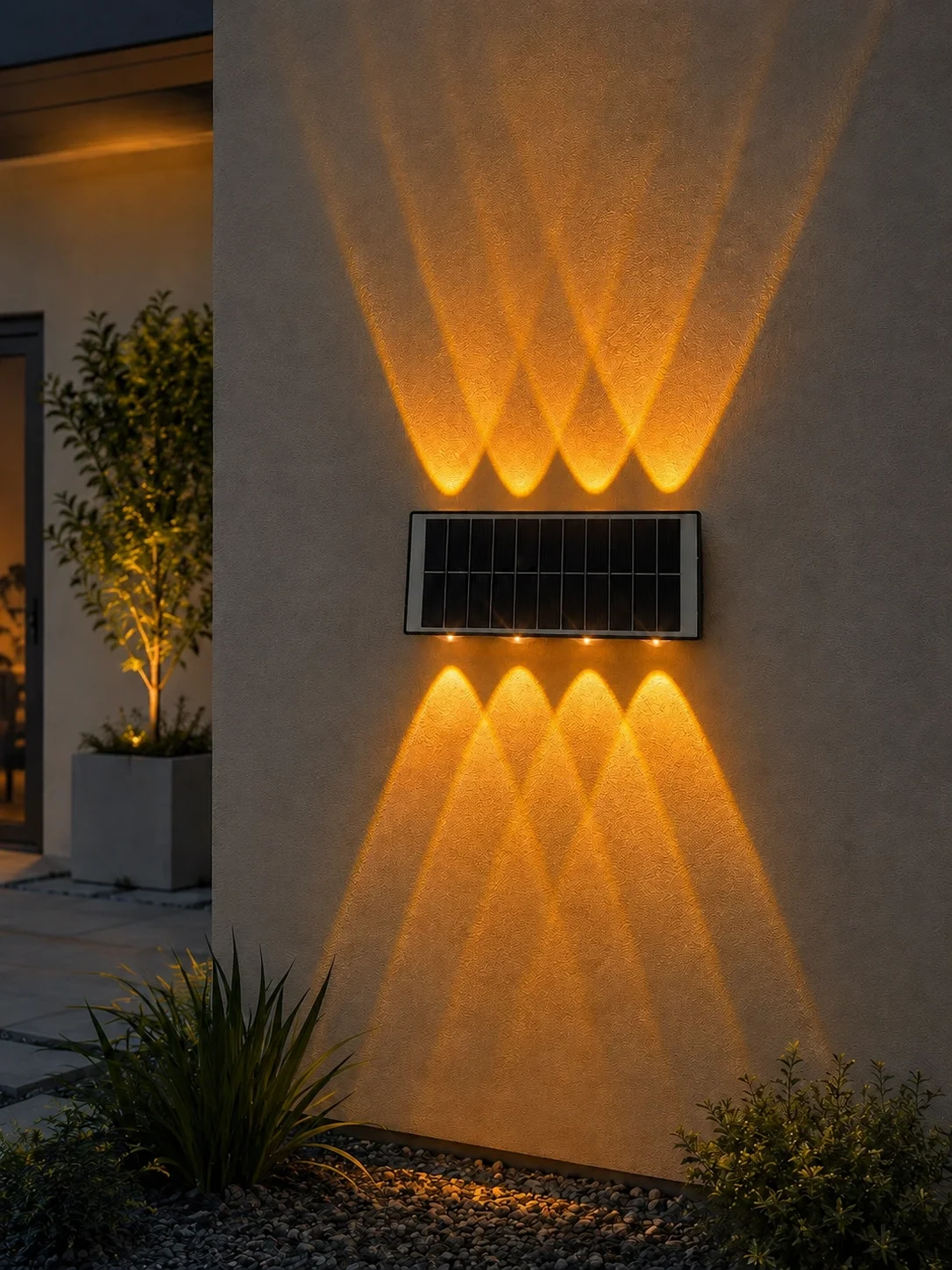 1 Adet CATA CT 8010 Kos 20W Solar Led Aplik 2700K Amber