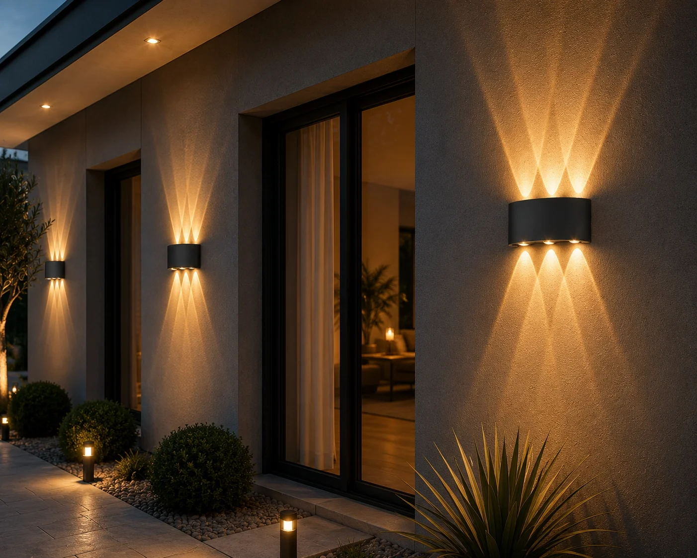 1 Adet CATA CT 8011 Haiti 10W Dış Mekan Led Aplik 3200K Gün Işığı