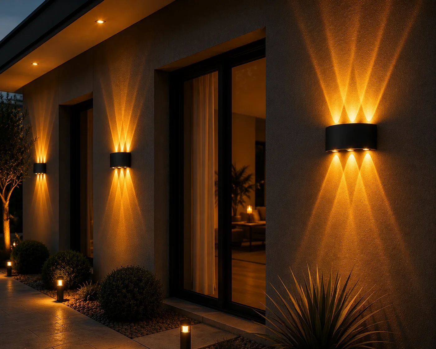 1 Adet CATA CT 8011 Haiti 10W Dış Mekan Led Aplik 2700K Amber