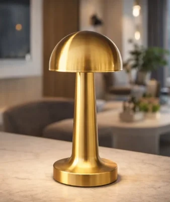 1 Adet CATA CT 8429 Lizbon Gold Kasa Şarjlı Masa Lambası 3 Renk