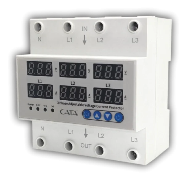 1 Adet CATA CT 9199 Voltaj Ve Akım Koruma Regülatörü 380V