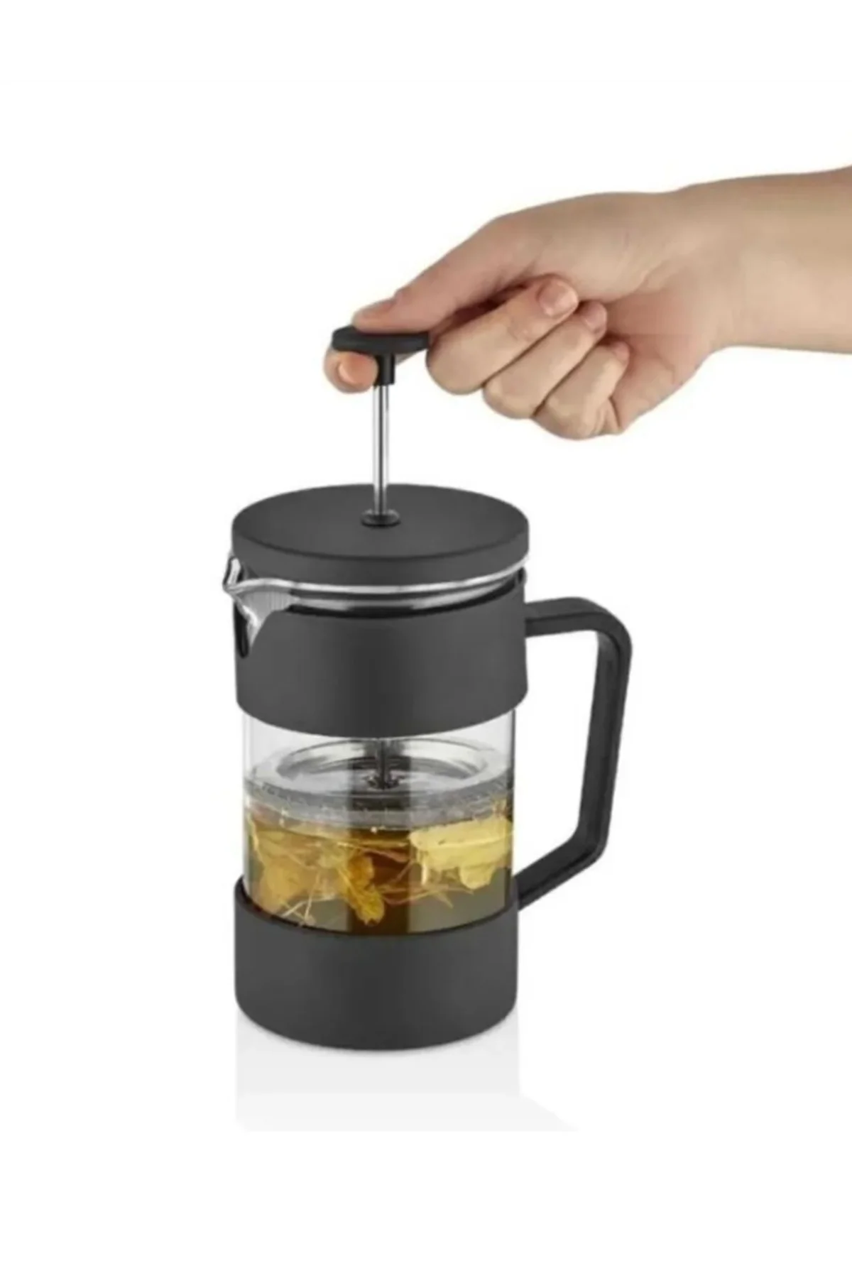 1 Adet Çay Bitki Çayı Filtre Kahve Demleme Pressi French Press