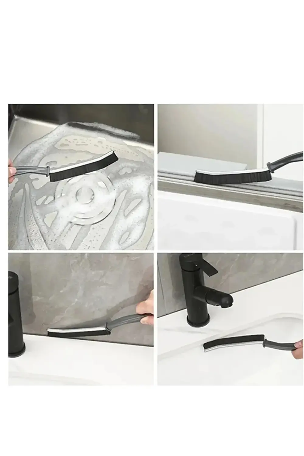 1 ADET Çok Amaçlı İnce Temizlik Fırçası Derz Arası Banyo Mutfak L