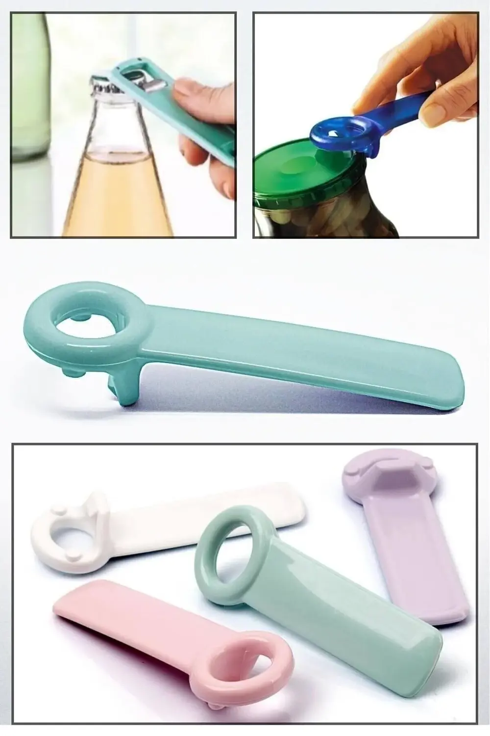 1 Adet Çok Amaçlı Renkli Kavanoz Ve Gazoz Şişe Kapağı Açacağı KPF