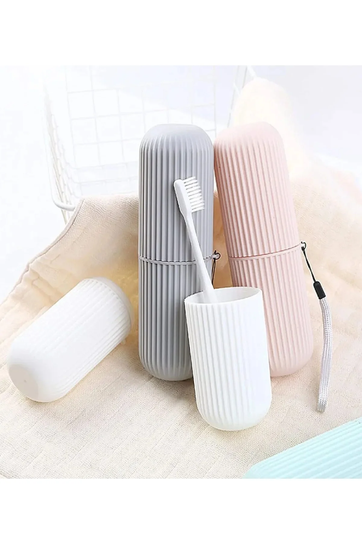 1 Adet Çok Amaçlı Seyahat Kutusu Gözlük Kutusu, Diş Fırça Kutusu,