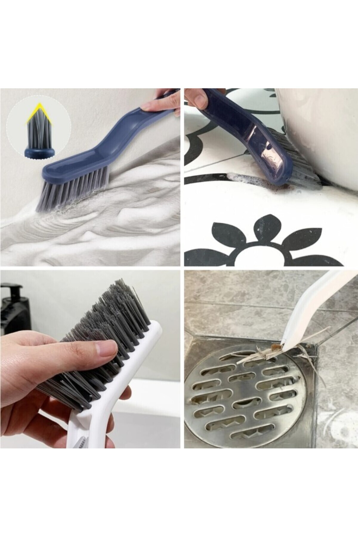 1 Adet Çok Fonksiyonlu Cımbızlı Derz, Banyo, Oluk, Mutfak Temizli