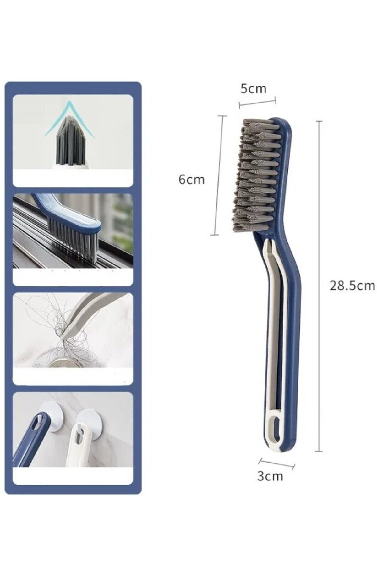 1 Adet Çok Fonksiyonlu Cımbızlı Derz, Banyo, Oluk, Mutfak Temizli