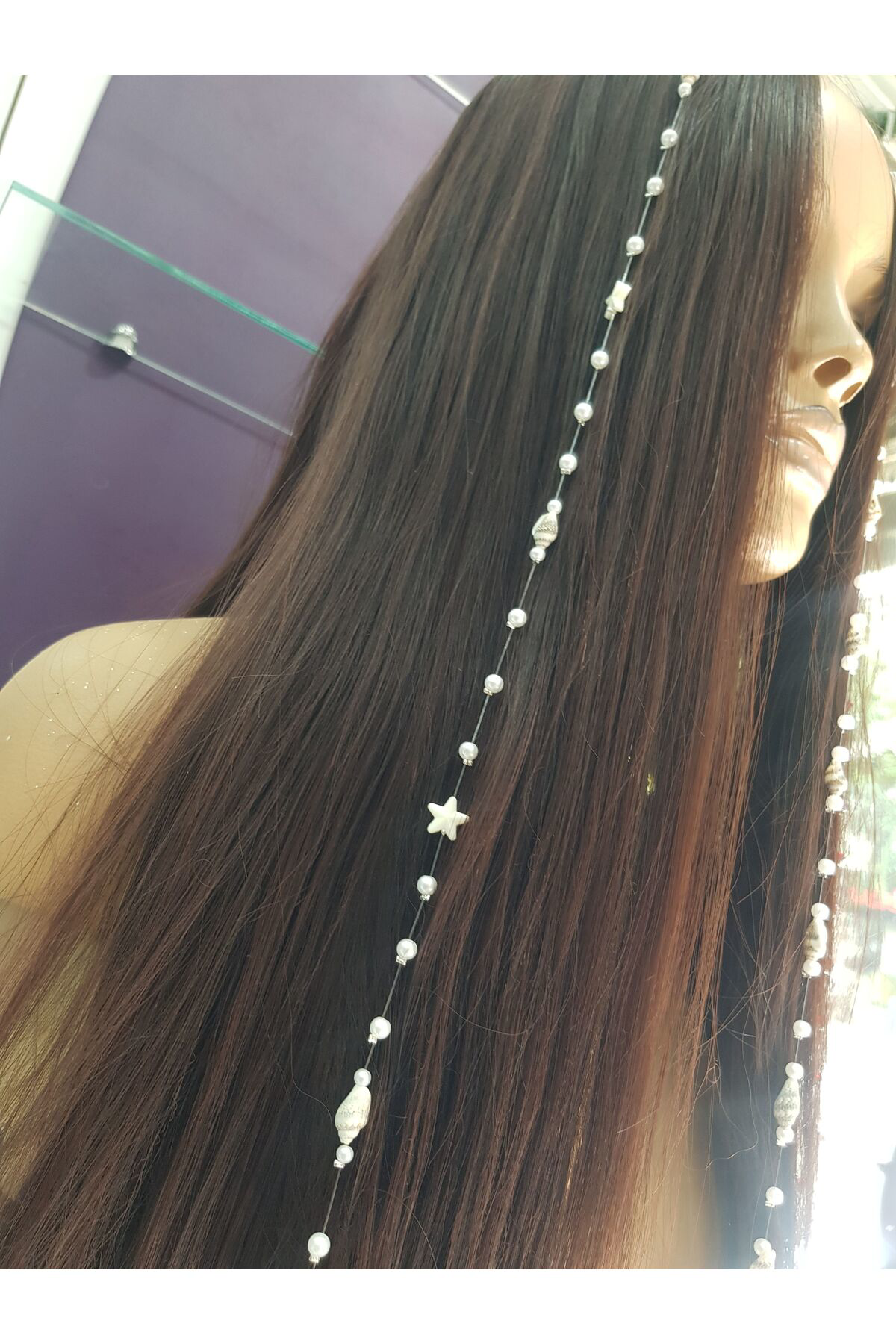 Fantaisiesaçmerkezi 1 Adet Deniz Kabuklu Saç Aksesuar