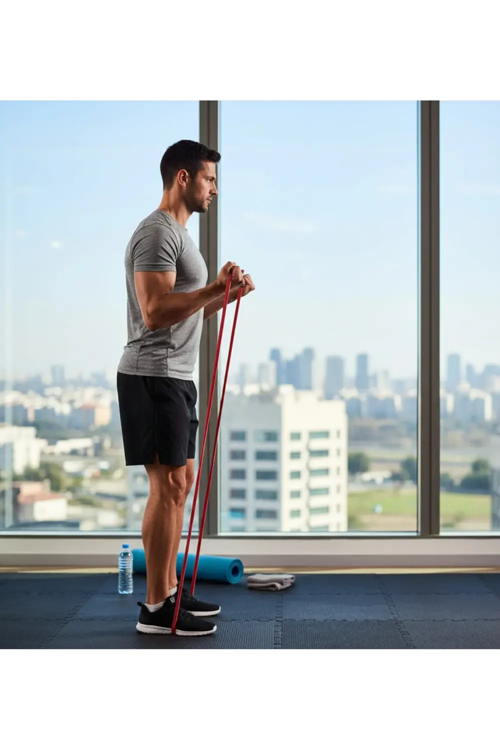 1 Adet Direnç Lastiği 208CM x(2,5X21MM)(5,5-7kg)Latex Pilates Yog