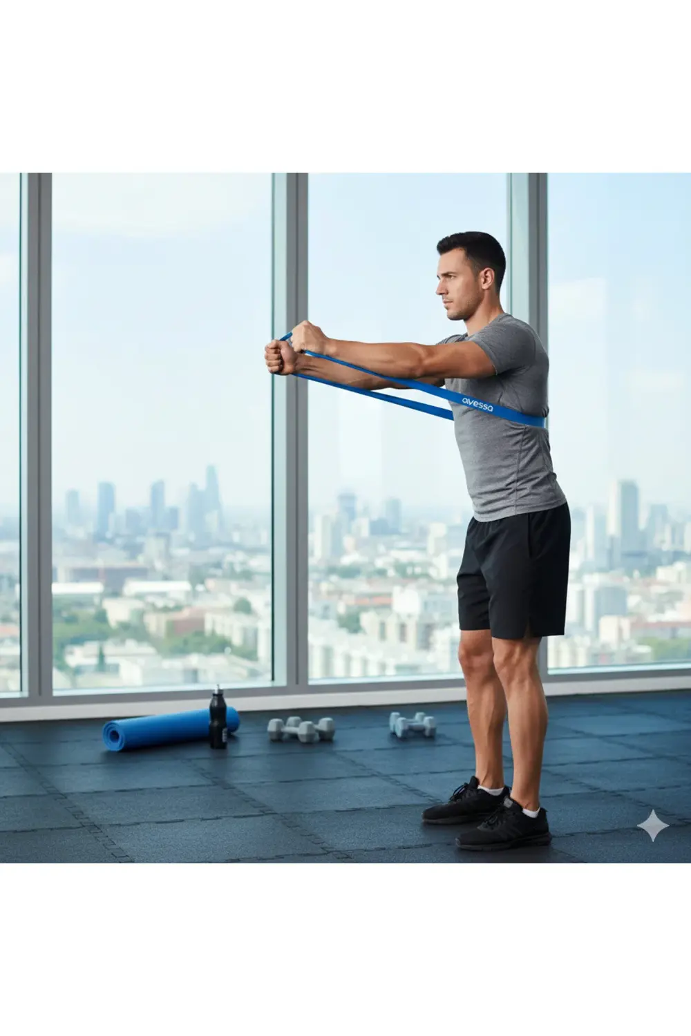 1 Adet Direnç Lastiği 208CM(4,5X45MM)ve(11,5-14KG)Latex Pilates Y