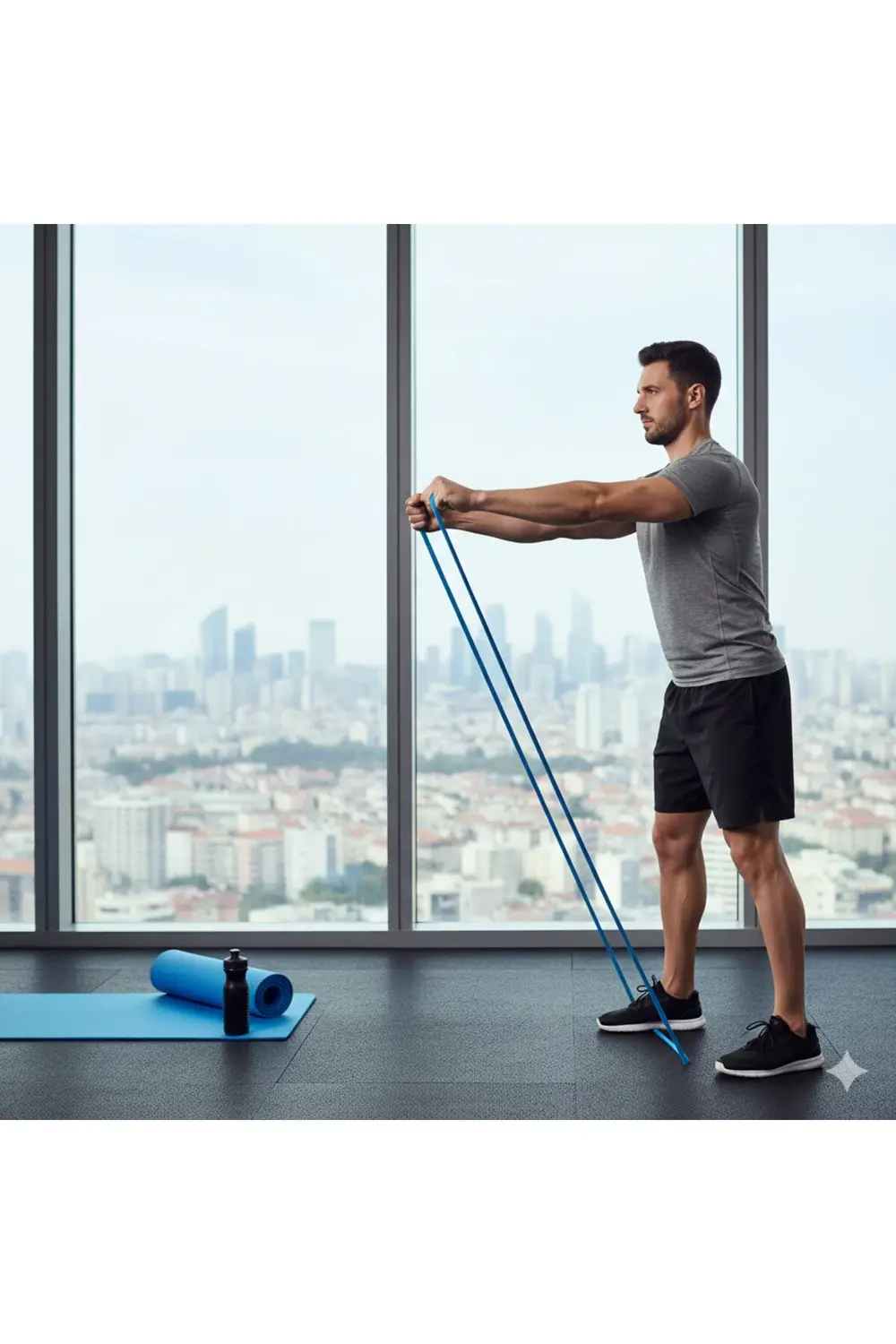 1 Adet Direnç Lastiği 208CM(4,5X45MM)ve(11,5-14KG)Latex Pilates Y