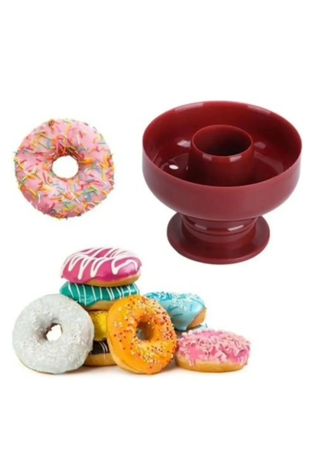 1 Adet Donut Şekillendirici Kalıp Hamur Şekillendirici Kalıp