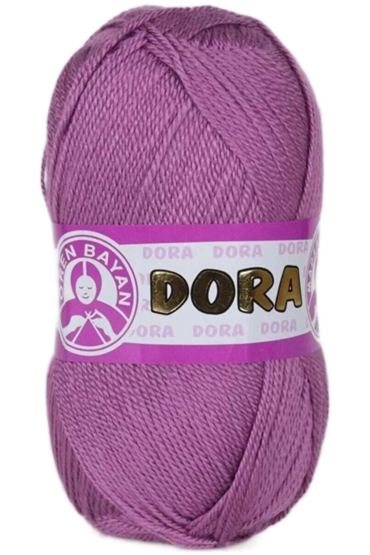 1 Adet Dora El Örgü İpi Yünü 100 gr 050 Eflatun