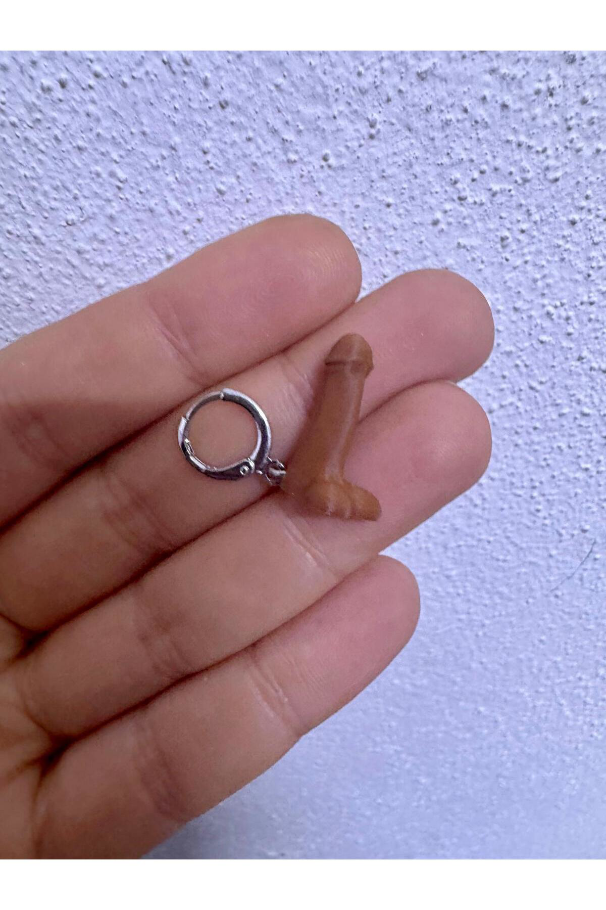 1 adet esprili sallantılı halka küpe