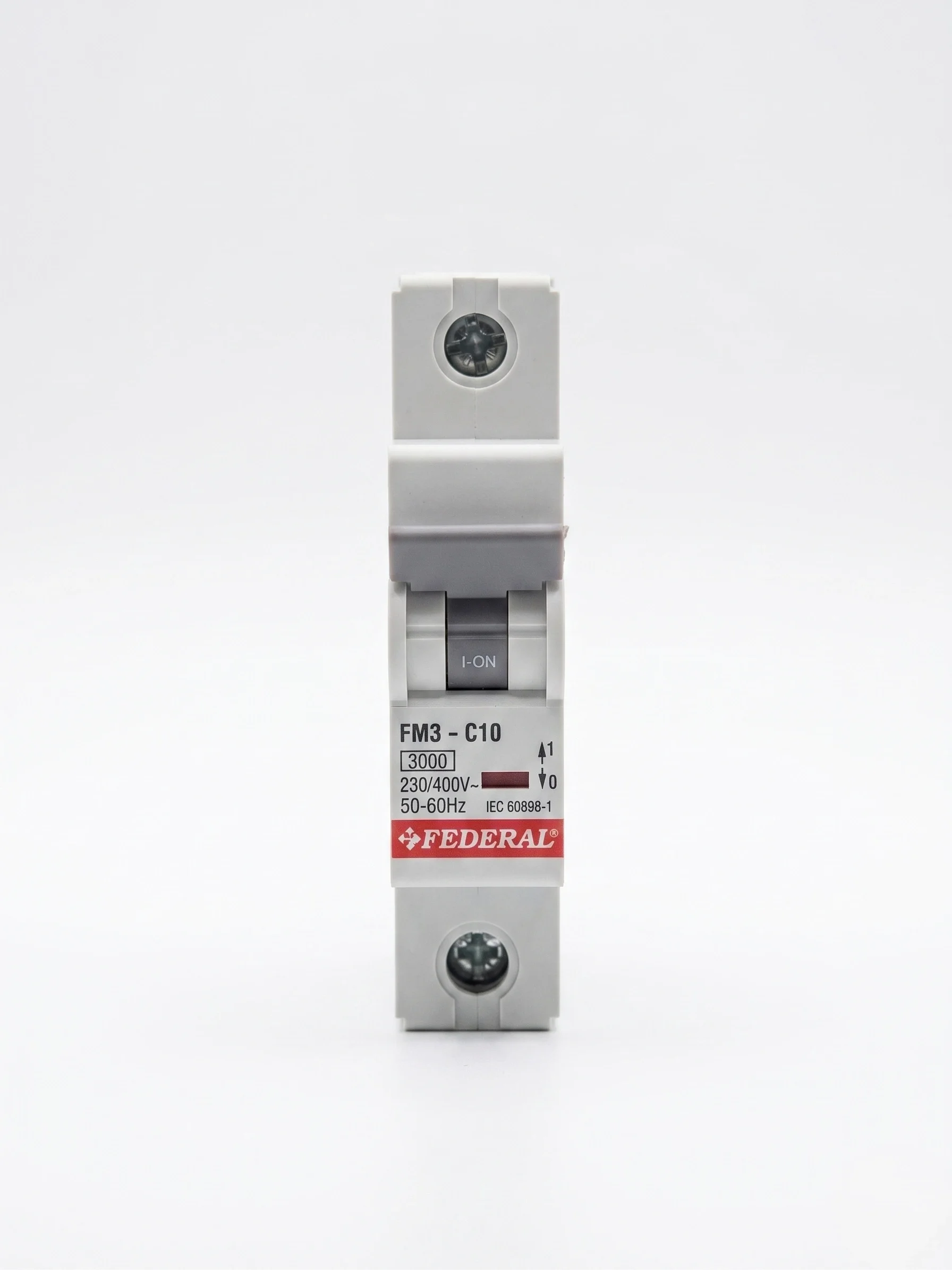 1 Adet FEDERAL 1X10 A C Tipi 3Ka Otomatik Sigorta FM3-C 9EC-C0331-0D10