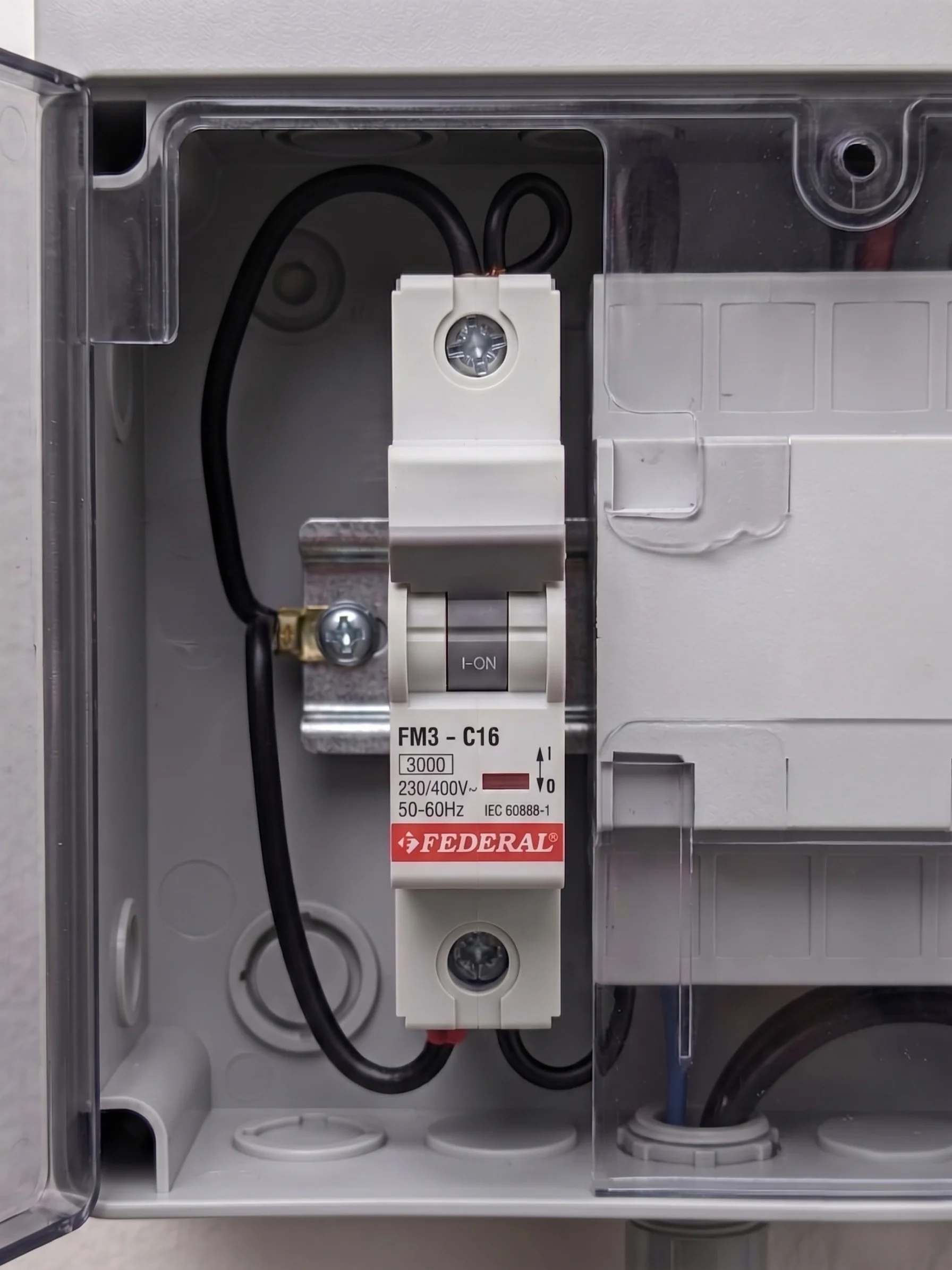 1 Adet FEDERAL 1X16 A C Tipi 3Ka Otomatik Sigorta FM3-C 9EC-C0331-0D16