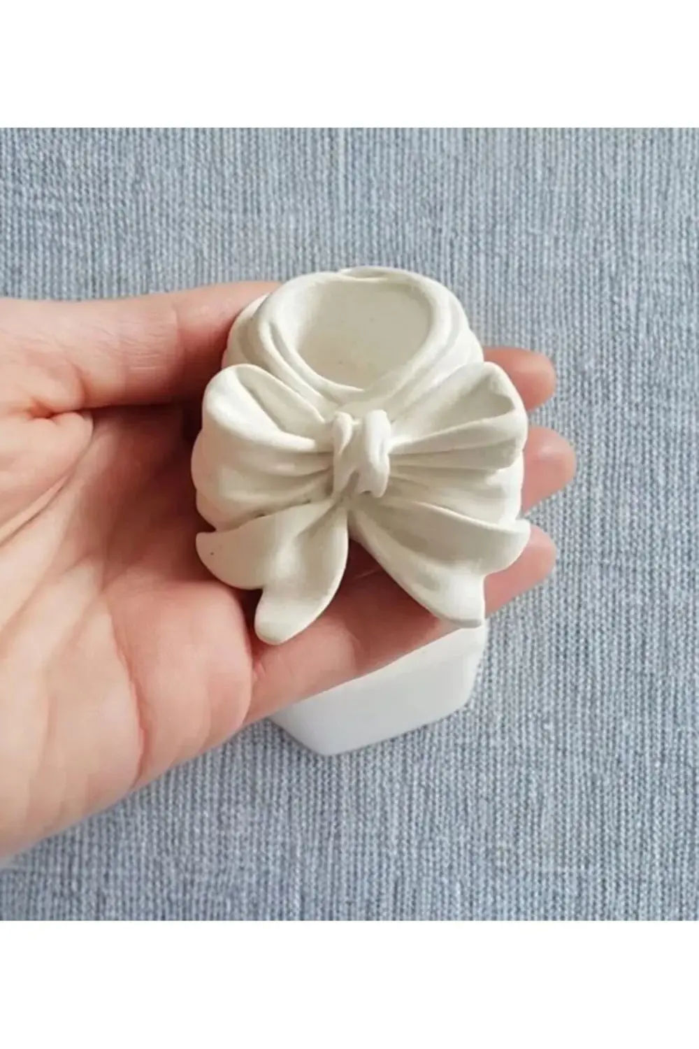 1 ADET FİYONK KURDELE ŞAMDAN MUMLUK