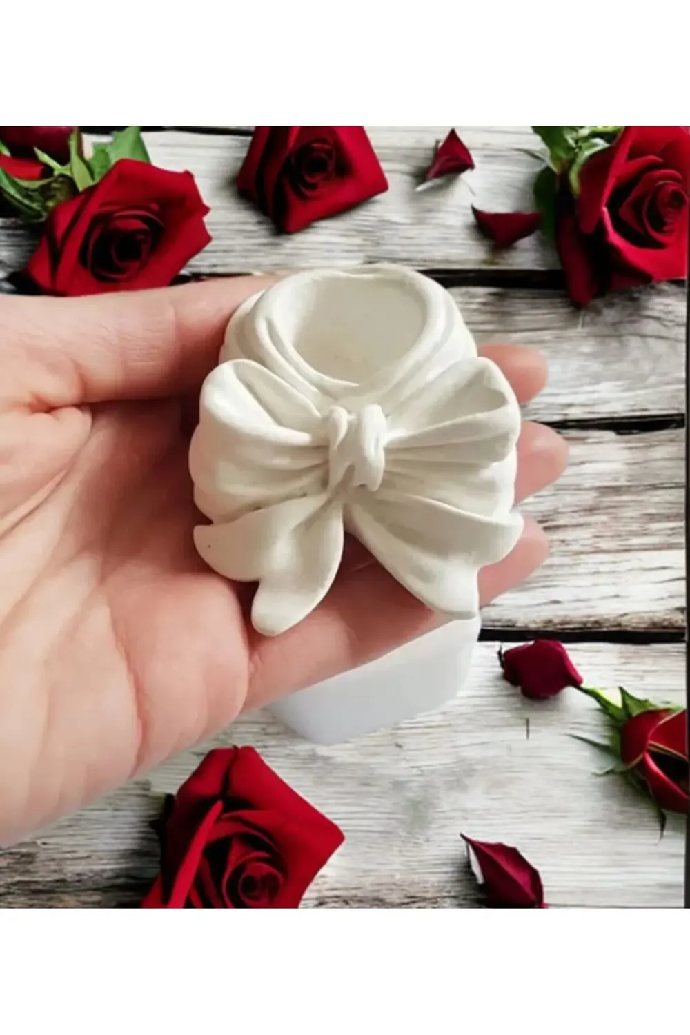 1 ADET FİYONK KURDELE ŞAMDAN MUMLUK