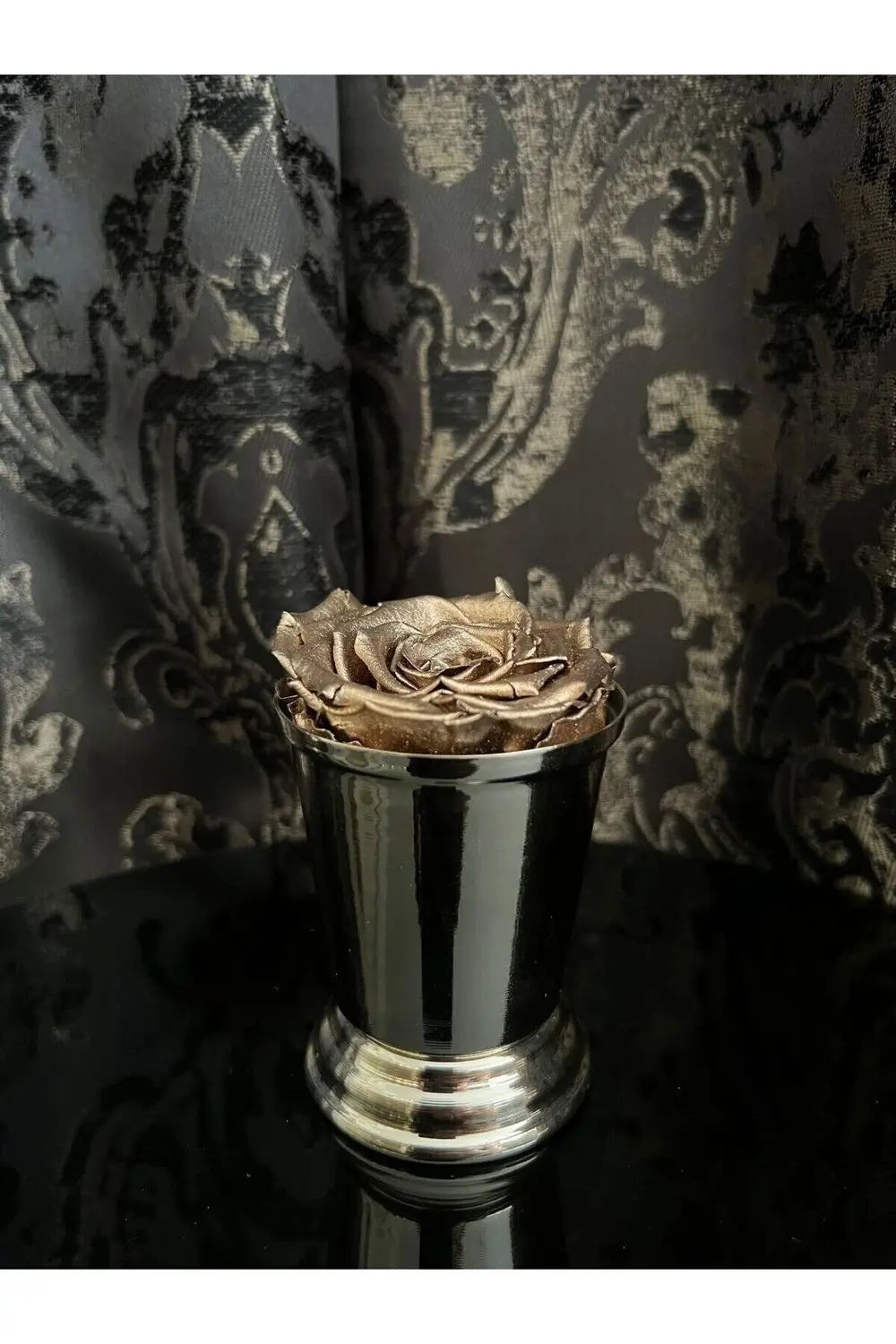 1 Adet Gümüş sunumluk Gül Kovası