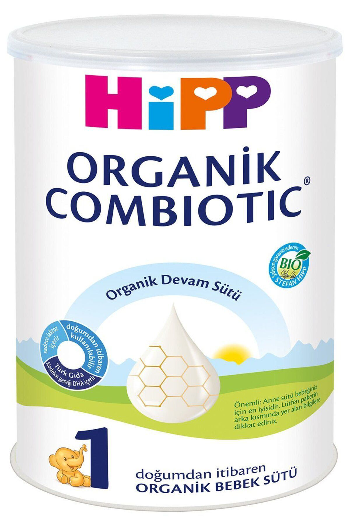 Hipp ( 1 Adet )  1 Organik Combiotic Bebek Sütü 350 Gr