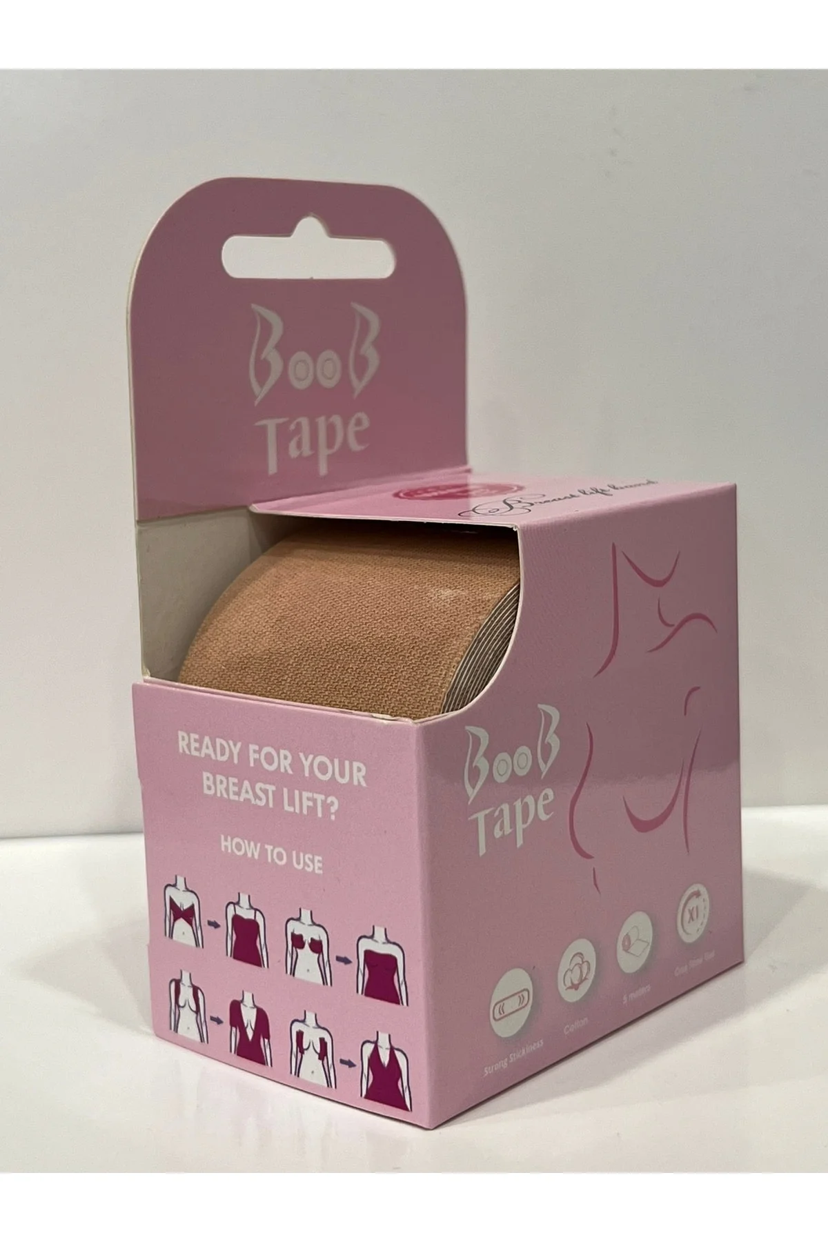 1 Adet Kaldırıcı Ve Şekillendirici Ten Rengi Bant (5 Cm X 5 M)