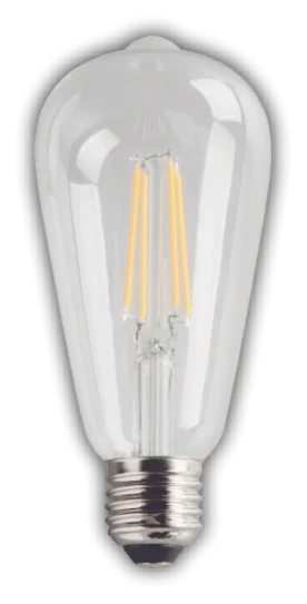 1 Adet KENDAL KES505 Led Rustik Ampul 6W 2700K Gün Işığı E27 Duy 1 Adet KENDAL KES505 Led Rustik Ampul 6W 2700K Gün Işığı E27 Duy