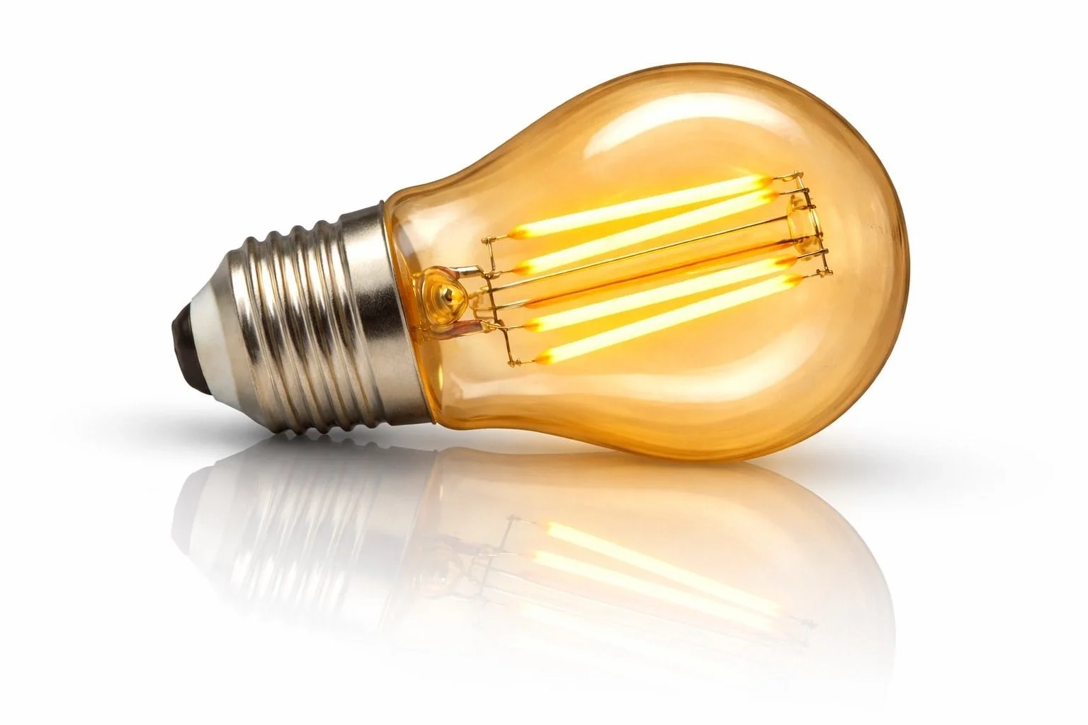 1 Adet KENDAL KES603 Led Rustik Ampul 6W Amber Işık E27 Duy