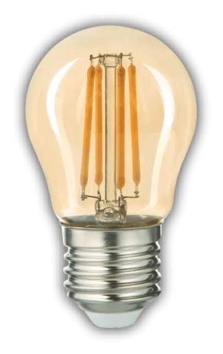 1 Adet KENDAL KES603 Led Rustik Ampul 6W Amber Işık E27 Duy