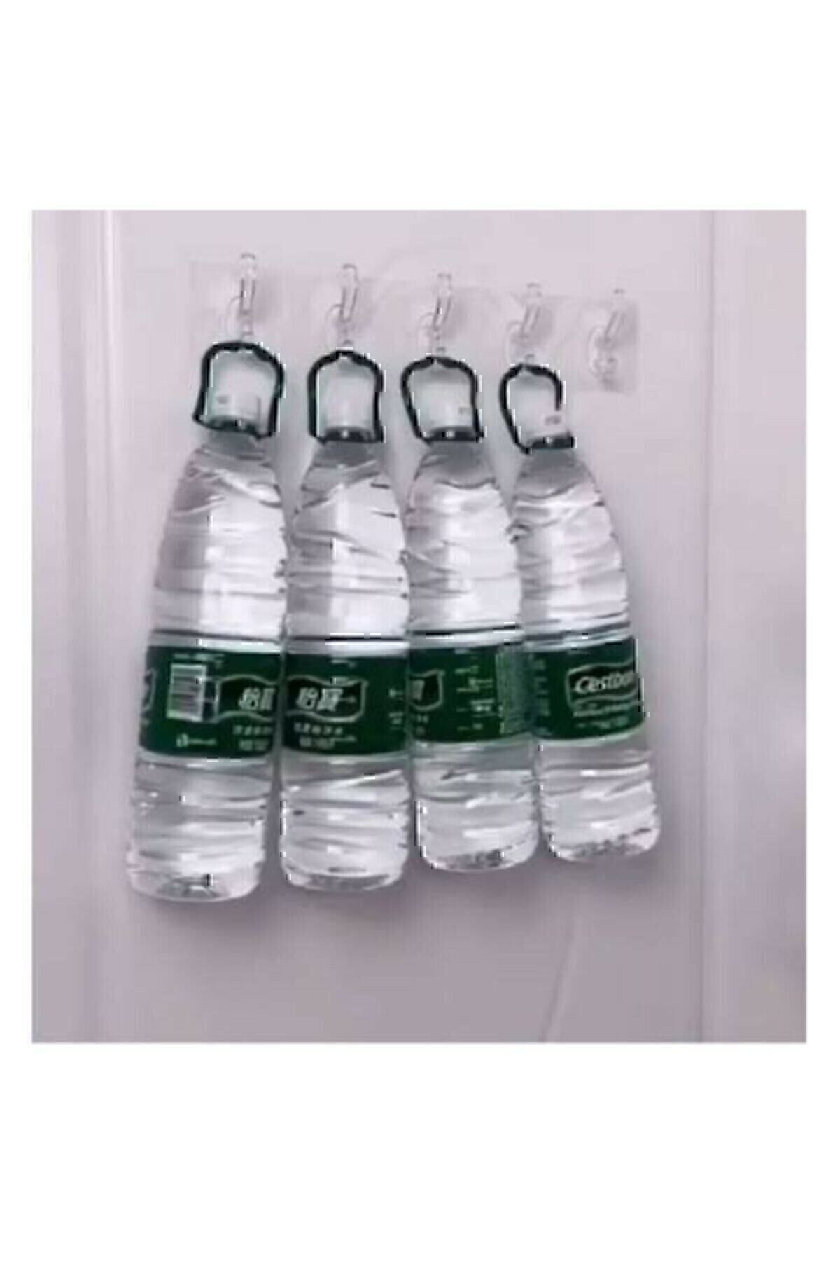 1 Adet Kendinden Yapışkanlı Güçlü Şeffaf 5li Askılık - Kapı Arkas