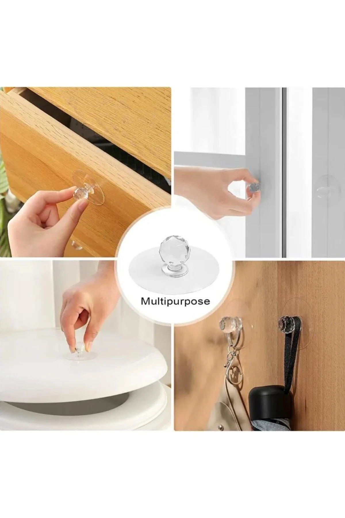 1 Adet Kendinden Yapışkanlı Dolap & Çekmece Kulpu – Pratik Mobily