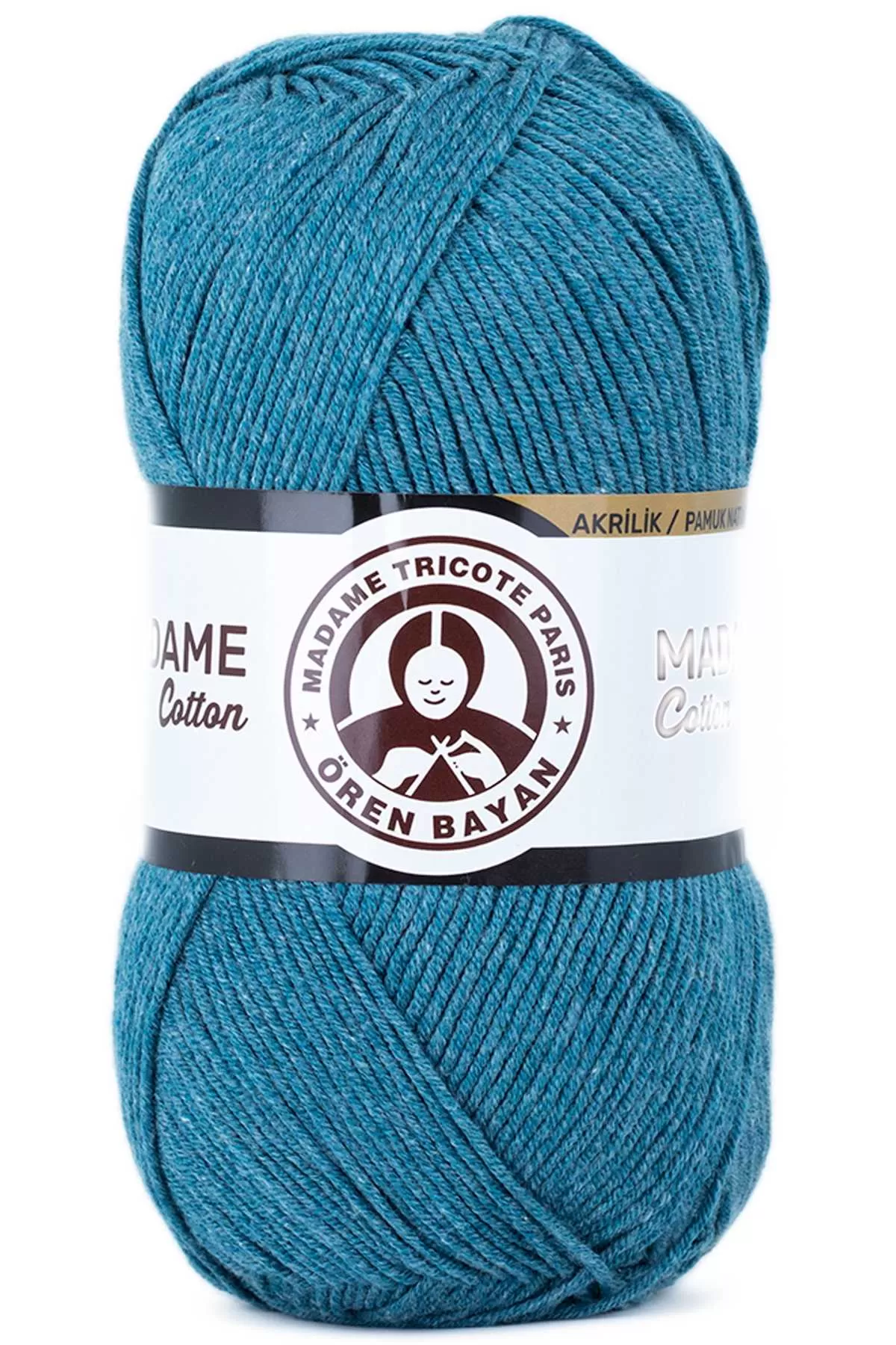 1 Adet Madame Cotton El Örgü İpi Yünü 100 gr 050 Petrol Mavi 1 Adet Madame Cotton El Örgü İpi Yünü 100 gr 050 Petrol Mavi