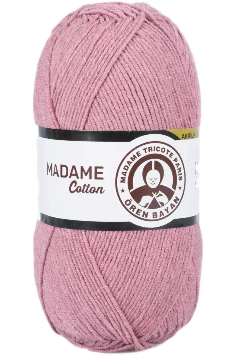 1 Adet Madame Cotton El Örgü İpi Yünü 100 gr 024 Gül Kurusu 1 Adet Madame Cotton El Örgü İpi Yünü 100 gr 024 Gül Kurusu