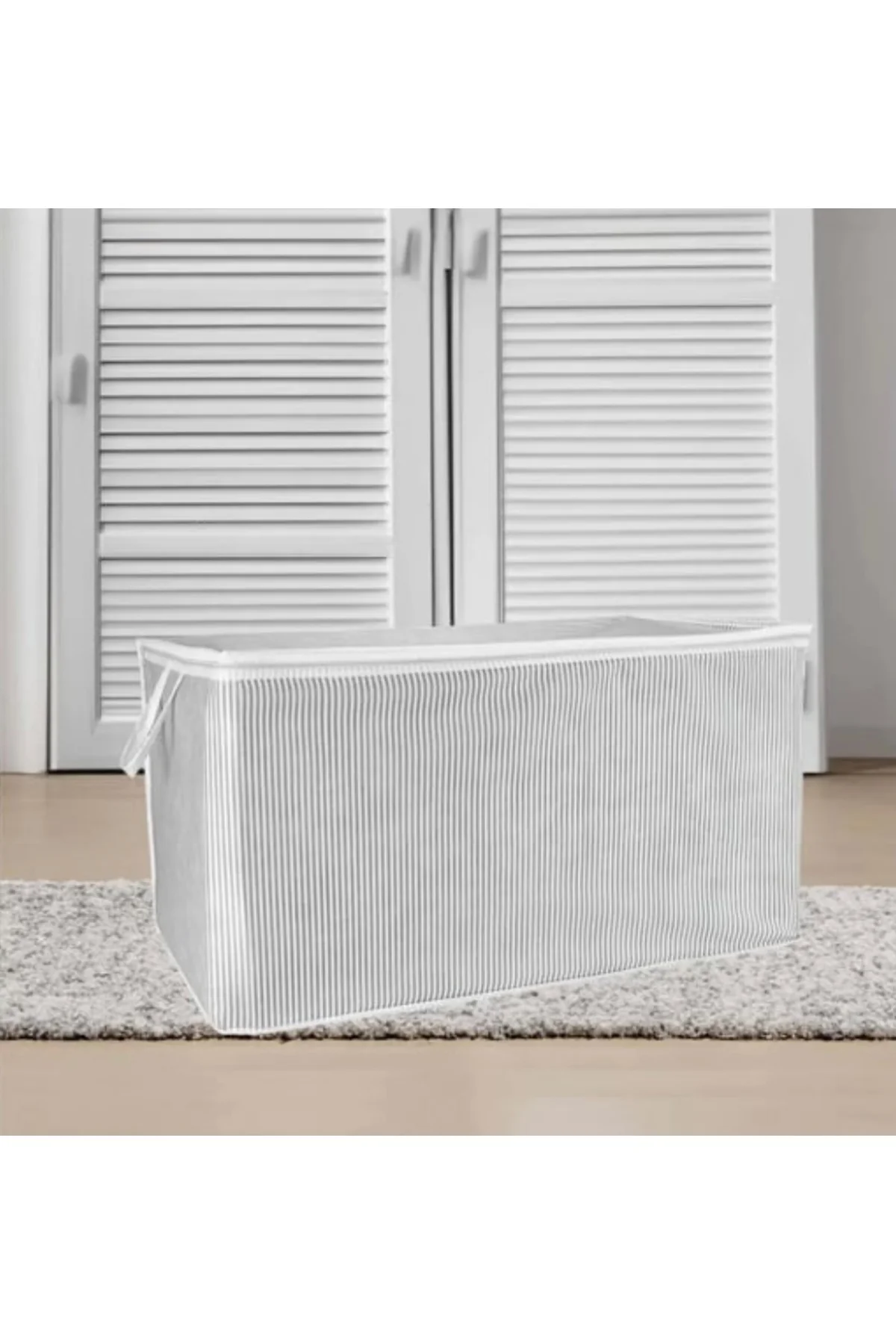 1 Adet Maxi 75 X 40 X 40 cm Katlanabilir Yıkanabilir Fermuarlı Ku