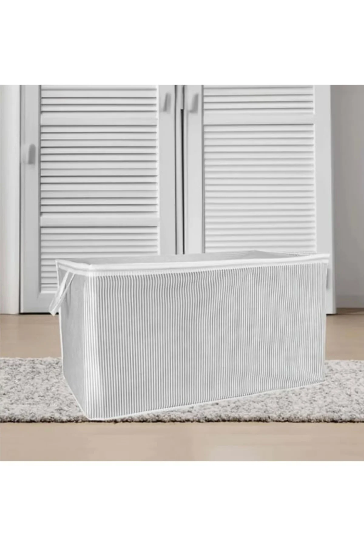 1 Adet Maxi 75 X 40 X 40 cm Katlanabilir Yıkanabilir Fermuarlı Ku