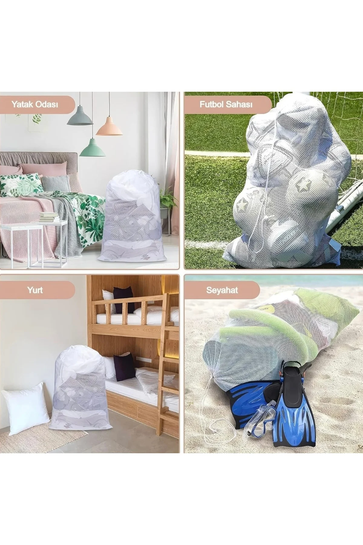 1 Adet Maxi Boy 50X70 cm Çamaşır Yıkama Filesi