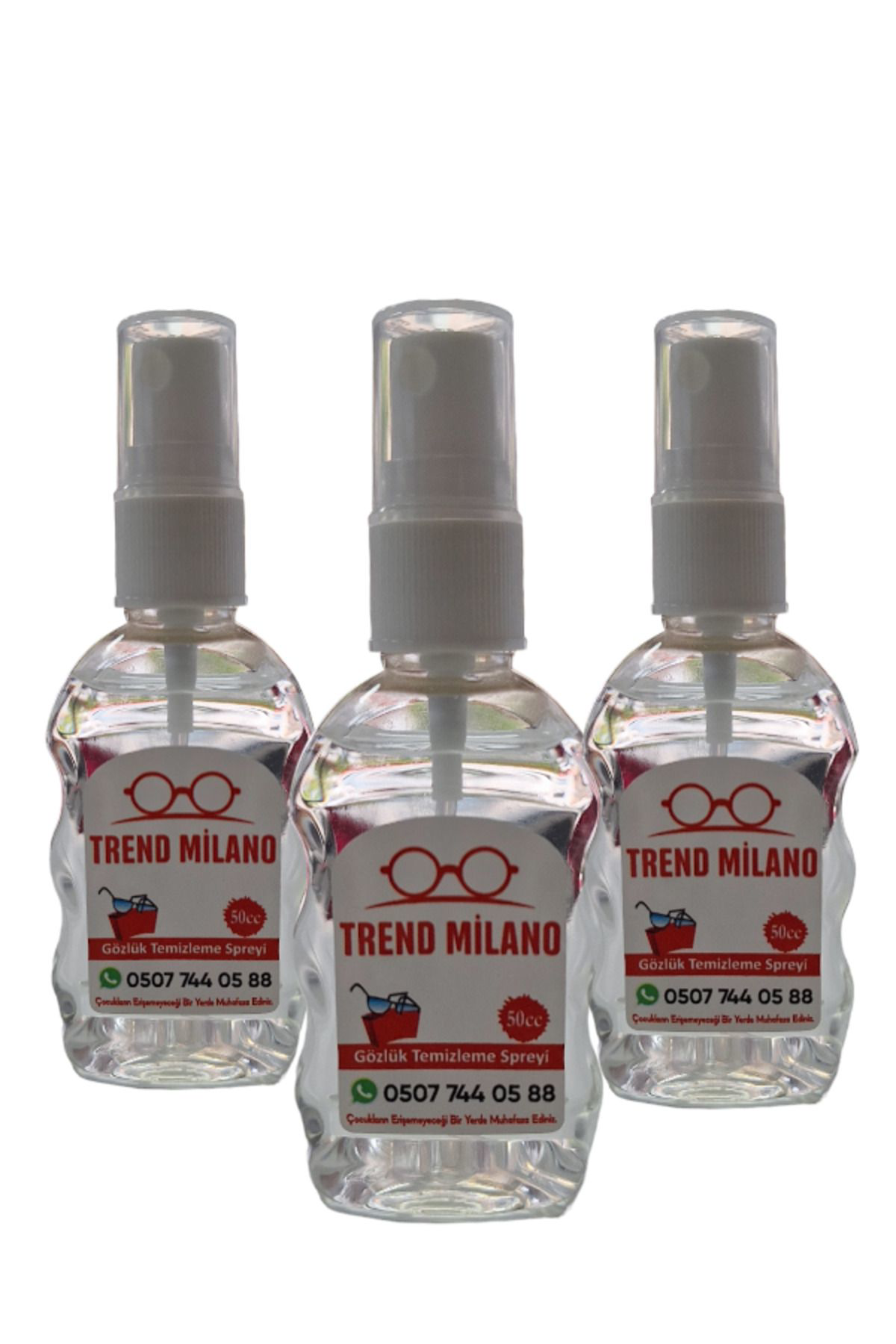 Trendmilano 1 Adet Mikrofiber Gözlük Temizleme Bezi Ve Antistatik Sprey Set 1