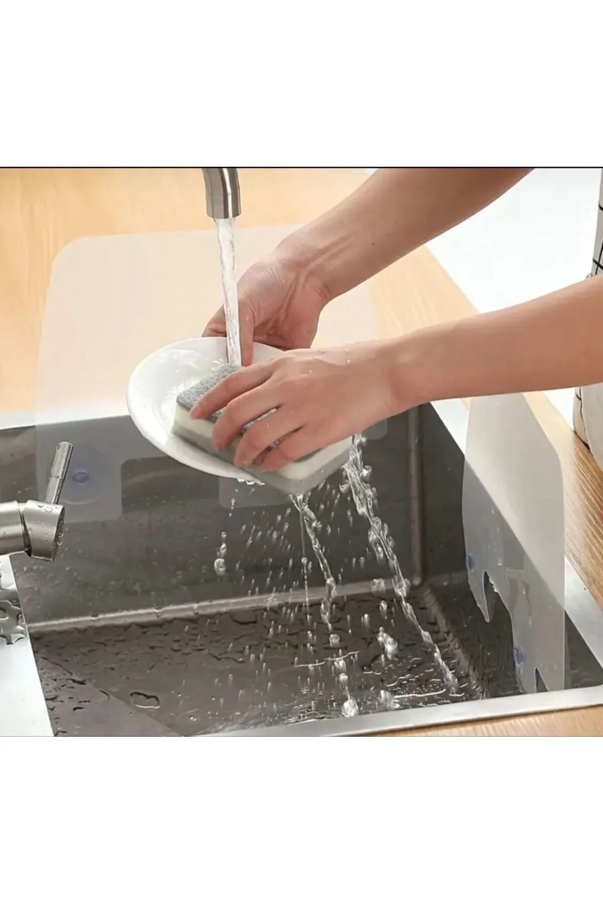1 Adet Mutfak Lavabo Su Bariyeri Tava Yağ Tencere Bariyeri