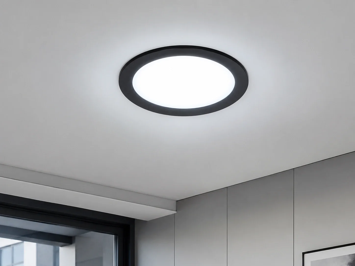 1 Adet NOAS YL10 1800 S Sıva Altı 18W Siyah Kasa Led Spot 6500K Beyaz