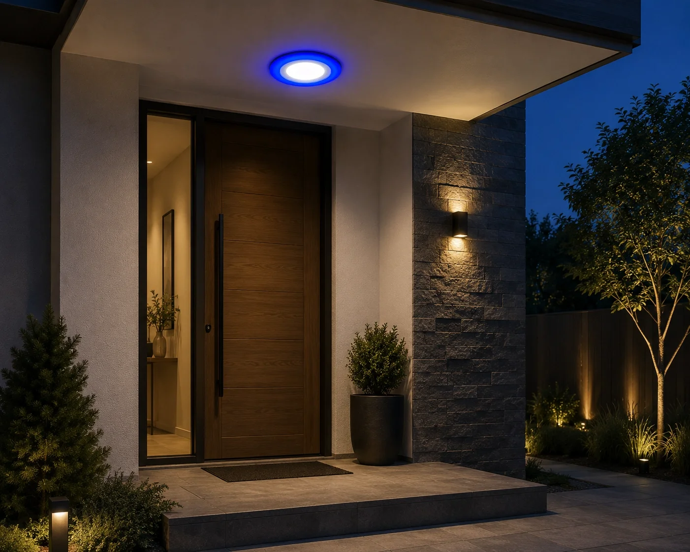 1 Adet NOAS YL11 0600 Sıva Altı 6+3W 3 Fonksiyonlu Yuvarlak Led Spot 6500K Beyaz+Mavi