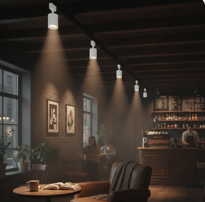 1 Adet NOAS YL29 4017 Azur 40W Beyaz Kasa Ray Spot 4000K Ilık Beyaz